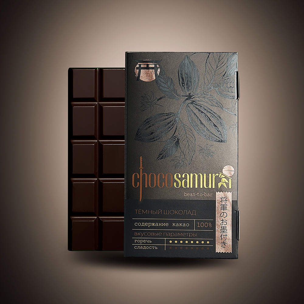 Шоколад темный 100% ChocoSamurai - купить в интернет-магазине Вкус Рая ...